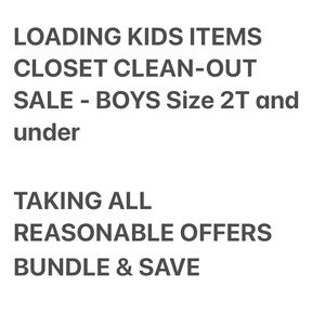 Cleaning out closet sale! Lots of new/barely worn items in excellent condition!